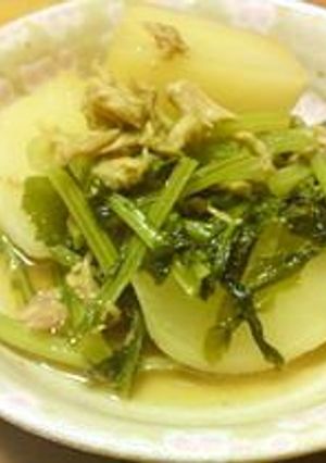 かぶをまるごと♪かぶツナ煮-レシピのメイン写真