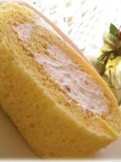 しっとりふわふわ♪ロールケーキ生地-レシピのメイン写真