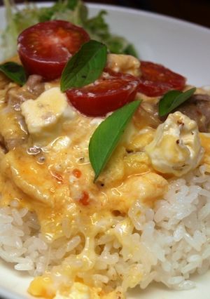 とろとろ玉子のイタリア~ン親子丼☆-レシピのメイン写真