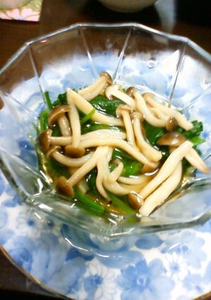 ほうれん草としめじの温サラダ-レシピのメイン写真