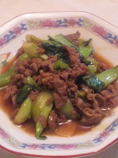 牛肉とチンゲン菜の炒め物-レシピのメイン写真