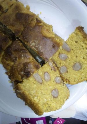プリン金時豆ケーキ-レシピのメイン写真
