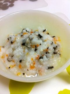 離乳食中期〜ひじきご飯(かゆ)-レシピのメイン写真