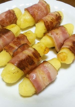 チーズ入りだよ☆ポテトのベーコン巻き-レシピのメイン写真