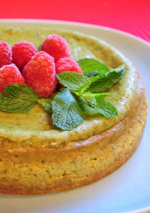 和テイストな抹茶チーズケーキ-レシピのメイン写真