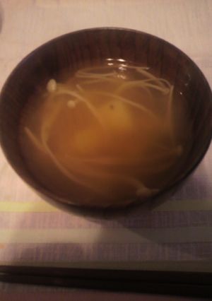 じゃがいもとえのき茸のみそ汁-レシピのメイン写真