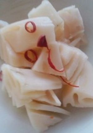シャキシャキが美味しい酢レンコン-レシピのメイン写真
