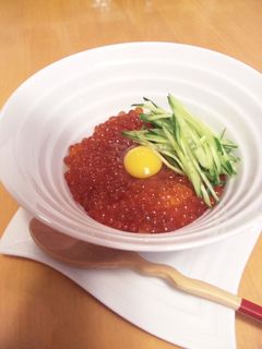 手作りイクラ醤油漬け−イクラ丼-レシピのメイン写真