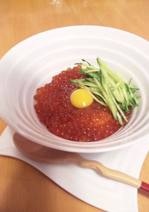 手作りイクラ醤油漬け−イクラ丼-レシピのメイン写真