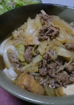 ◇すき焼き風うどん◇-レシピのメイン写真