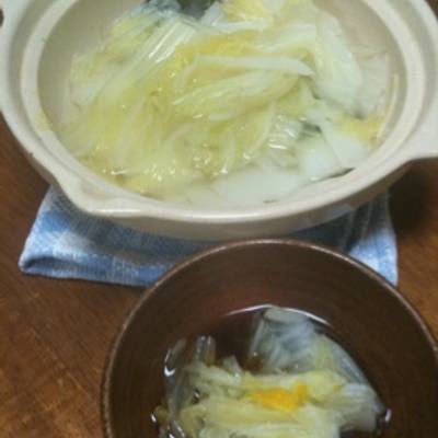 白菜 セール 鍋 ポン酢