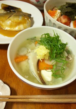 生姜のすりおろしで体ぽっかぽか豚汁♪-レシピのメイン写真