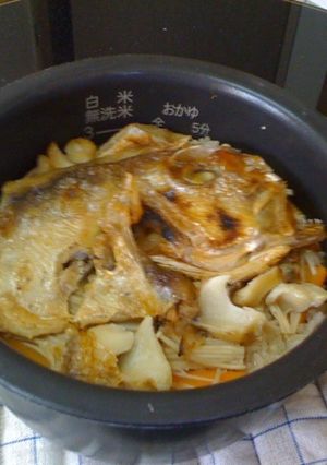 焼き魚で炊き込みご飯！-レシピのメイン写真