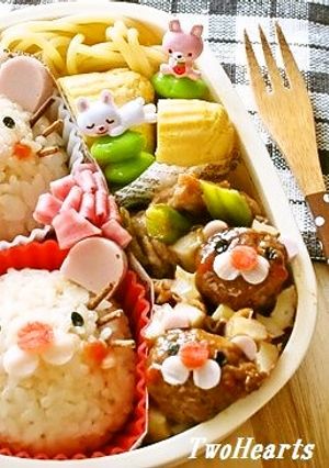 お弁当に❤ちくわ＆ミートボールでライオン-レシピのメイン写真