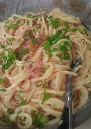 トマトと明太子の冷製マヨパスタ♪♪-レシピのメイン写真