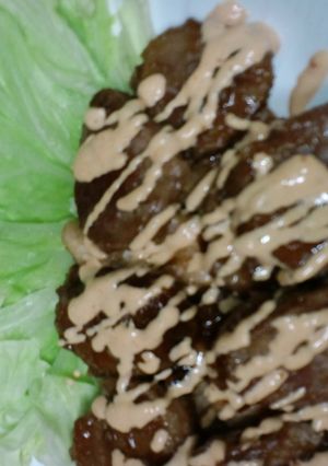 豚ヒレ肉の甘辛炒め煮(コチュマヨソース)-レシピのメイン写真