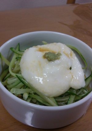 とろろそば？　麺は☆きゅうり-レシピのメイン写真