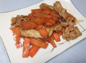 豚肉と人参のごま味噌きんぴら-レシピのメイン写真