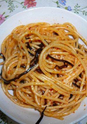 塩こんぶのお弁当パスタ-レシピのメイン写真