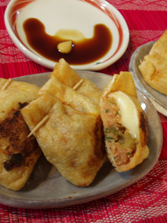 キムチーズ蓮根のお揚げさん焼き-レシピのメイン写真