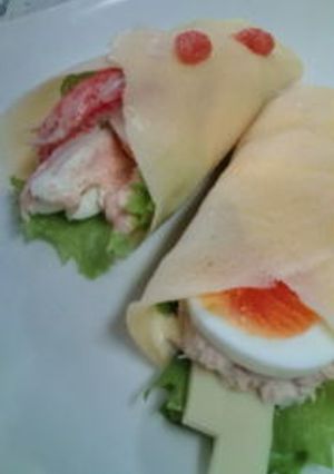 朝食クレープ-レシピのメイン写真