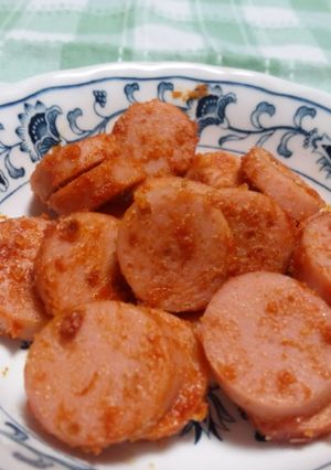 魚肉ソーセージのケチャップチーズがらめ☆-レシピのメイン写真
