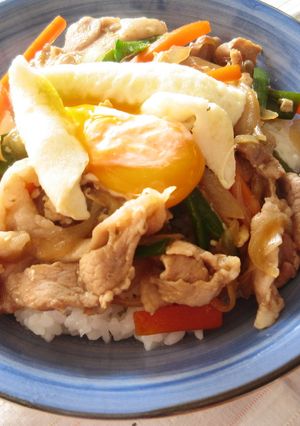 ランチに☆豚肉と野菜の中華ごはん-レシピのメイン写真