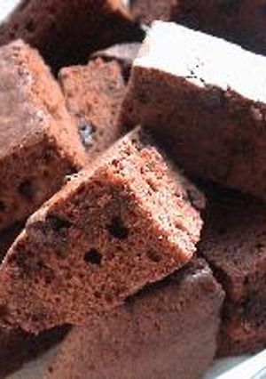 たっぷりチョコのチョコチョコブラウニー♪-レシピのメイン写真