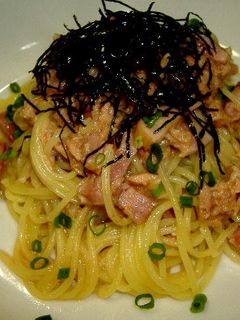 ツナとベーコンの和風スパゲッティー-レシピのメイン写真