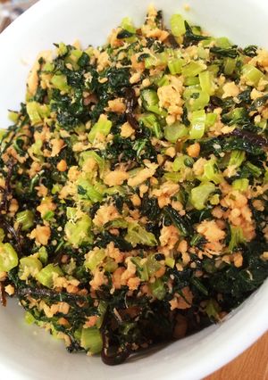 大根の葉と鮭フレークのふりかけ♪-レシピのメイン写真