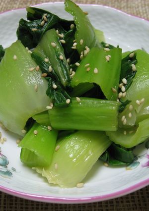 青梗菜のからし和え-レシピのメイン写真
