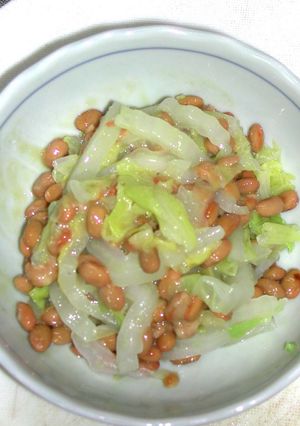 白菜納豆-レシピのメイン写真
