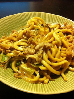 冬向けおつまみ*いつもの焼きうどん*-レシピのメイン写真