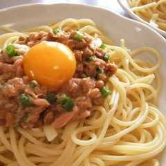 さっぱりなっとうパスタ-レシピのメイン写真