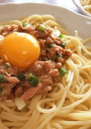 さっぱりなっとうパスタ-レシピのメイン写真