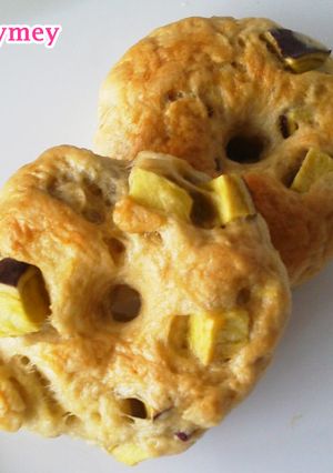 さつまいもベーグル♪てこねで美味しい♪-レシピのメイン写真