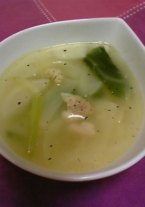 カブと玉葱スープ-レシピのメイン写真