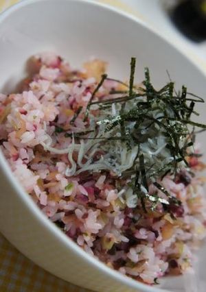 冷蔵庫の残り物で♪4種の漬物の混ぜご飯-レシピのメイン写真