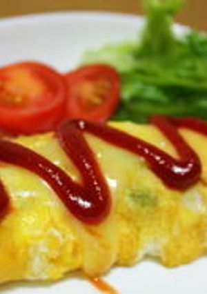 枝豆入りチーズオムレツ-レシピのメイン写真