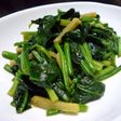 ほうれん草の生姜炒め