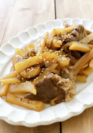 簡単♪じゃが芋と牛肉のきんぴら-レシピのメイン写真