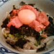 明太子どっさり!!まぜまぜうどん☆