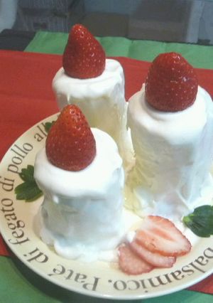 クリスマス★簡単キャンドルケーキ-レシピのメイン写真