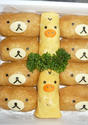 キャラ弁×リラックマ-レシピのメイン写真