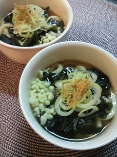 パパッと超簡単☆あんかけワカメうどん☆-レシピのメイン写真