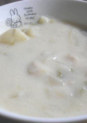 米粉でとろとろ～の豆乳シチュー-レシピのメイン写真