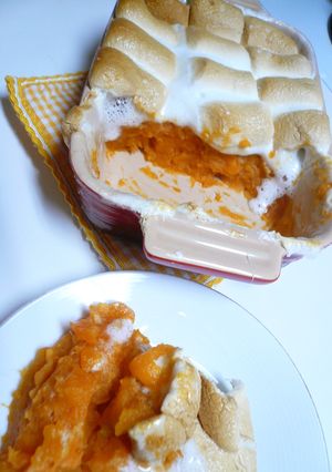 スイートポテト＆マシュマロのキャセロール-レシピのメイン写真