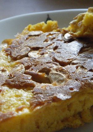 かぼちゃのわたのふんわかパンケーキ-レシピのメイン写真