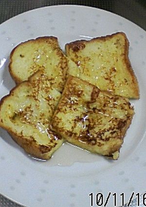 簡単10分で出来る!フレンチトースト-レシピのメイン写真