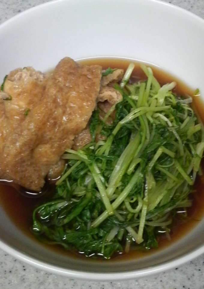 水菜のささっと煮-レシピのメイン写真